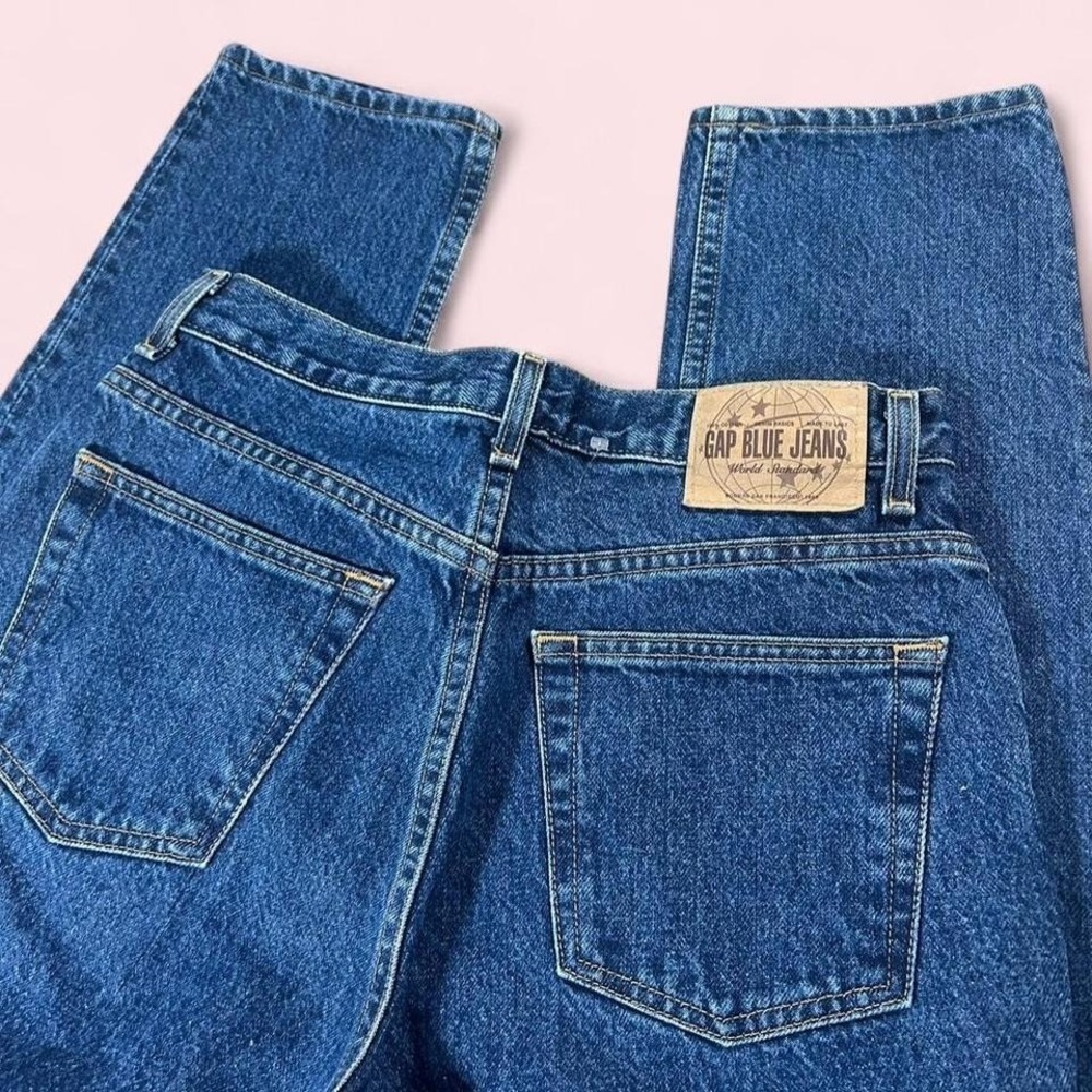 Vintage 90s GAP High Waist Straight Jeans Classic Fit Womens 10 Reg